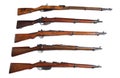 Collection Of World War II Military Rifles