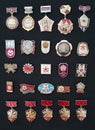 Collection of World War II Soviet medals