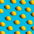 Collection of yellow rubber ducks Royalty Free Stock Photo