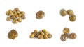 Collections of capers isolated