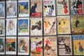 Collections of vintage postcards