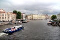 River tram on the Fontanka River.