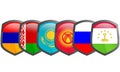 Collective Security Treaty Organization, Military alliance with 6 former Soviet republics