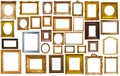 Collectrion of calssical art frames