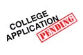 College Application Pending