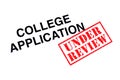 College Application Under Review