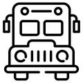 college buss line icon