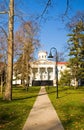 College Campus in Fall - 2 Royalty Free Stock Photo