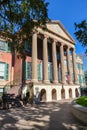 College of Charleston in Charleston, South Carolina, SC, USA. Royalty Free Stock Photo