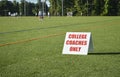 College Coaches Sign at Girls Lacrosse Recruiting Tournament Royalty Free Stock Photo