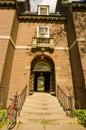 College Entrance with a Bike