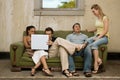 College Friends in Poverty Style Appartment Royalty Free Stock Photo
