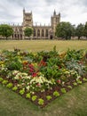 College Green and Cathedral in Bristol, England Royalty Free Stock Photo