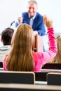 College professor giving lecture for students Royalty Free Stock Photo