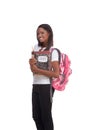 College student young African American woman Royalty Free Stock Photo