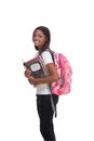 College student young African American woman Royalty Free Stock Photo