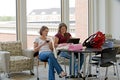 College Students Studying Royalty Free Stock Photo