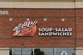 Zoup!, fresh soup company, is a franchised restaurant chain Royalty Free Stock Photo