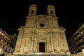 Collegiata di Sant `Anna, famous church in Cagliari, Sardinia, It