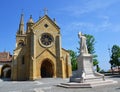 The Collegiate Church of Neuchatel Royalty Free Stock Photo