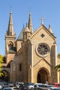 Collegiate Church in Neuchatel, Switzerland. Royalty Free Stock Photo