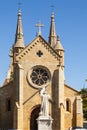 Collegiate Church in Neuchatel, Switzerland. Royalty Free Stock Photo