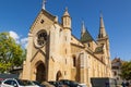 Collegiate Church in Neuchatel, Switzerland. Royalty Free Stock Photo