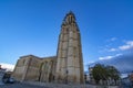 Collegiate Church of San Miguel in Ampudia, Palencia Royalty Free Stock Photo