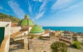 Church in Maiori on Amalfi coast in province of Salerno, Campania, Italy