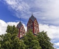 Collegiate Church of St. Bartholomew, Liege, Belgium Royalty Free Stock Photo