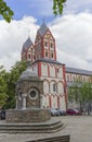 Collegiate Church of St. Bartholomew, Liege, Belgium Royalty Free Stock Photo