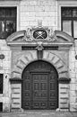 Collegium Iuridicum door in Cracow, Poland