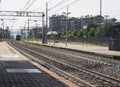 Collegno train station in Collegno Royalty Free Stock Photo