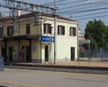 Collegno train station in Collegno Royalty Free Stock Photo