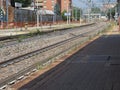Collegno train station in Collegno Royalty Free Stock Photo