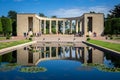 World War Two D-day memorial in the Normandy American Cemetery at Colleville-sur-Mer, Royalty Free Stock Photo