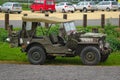 Colleville sur mer, Normandy, 4th June 2014: military vehicles attending to celebrations for 70th anniversary of D-day