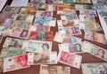 Collezione di banconote dal mondo