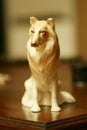 Collie dog statue still life Royalty Free Stock Photo