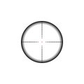 Collimator sight icon. Military sniper rifle target crosshairs