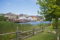 COLLINGWOOD, ON, CANADA - JULY 19, 2017: View of lodging and res