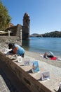 Collioure Beach artist