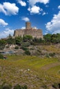 Collioure, coastal village in the south of France, Mediterranean sea, Languedoc Roussillon, Pyrenees Orientales, Fort Royalty Free Stock Photo