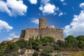 Collioure, coastal village in the south of France, Mediterranean sea, Languedoc Roussillon, Pyrenees Orientales, Fort Royalty Free Stock Photo