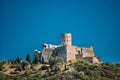 Collioure, France. Fort Saint Elme In Sunny Spring Day. Old Medi Royalty Free Stock Photo