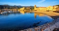 Collioure, France, historical resort town Royalty Free Stock Photo