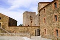 Collioure interior view of medieval castle Languedoc-Roussillon France French Catalan Coast Royalty Free Stock Photo