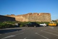 Collioure, medieval fortress walls, Languedoc-Roussillon, France