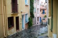 Collioure street Royalty Free Stock Photo