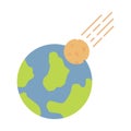 Collision  Flat vector icon which can easily modify or edit Royalty Free Stock Photo